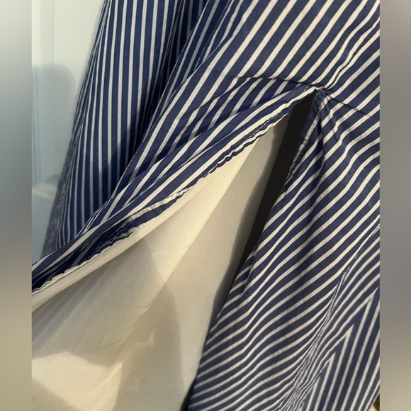 Lalavon Navy and White Striped Dress - Picture 5 of 12